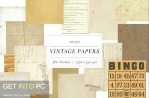 CreativeMarket – Vintage Paper Textures Mega Pack