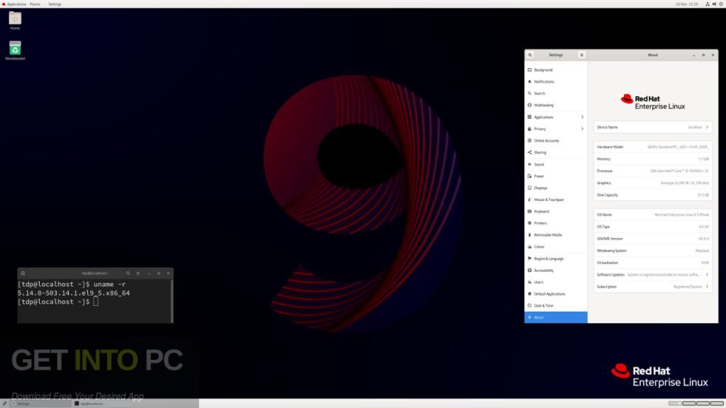 Red Hat Enterprise Linux 9.5