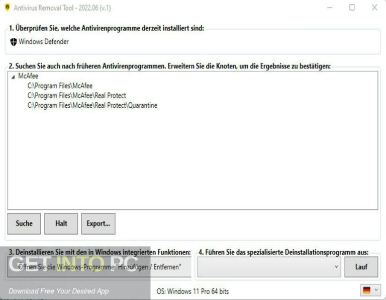 Antivirus Removal Tool 2025
