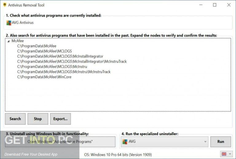Antivirus Removal Tool 2025