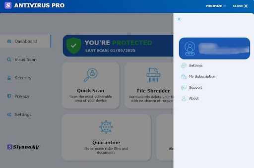 SiyanoAV Antivirus Pro 2025