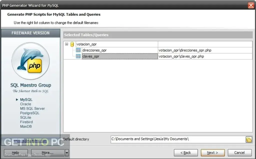 PHP Generator for MySQL Professional 2026
